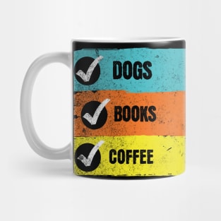 Dogs Books Coffee Mug